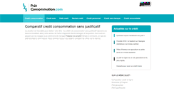 Desktop Screenshot of 123pretconsommation.com